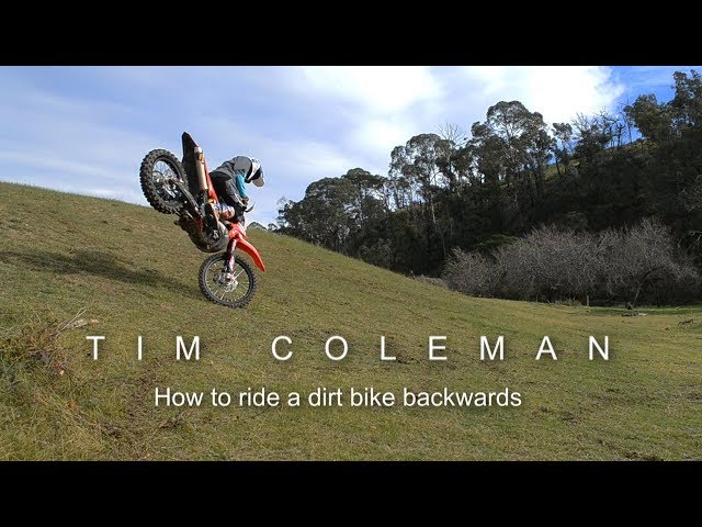 How to ride a dirt bike backwards!︱Cross Training Enduro