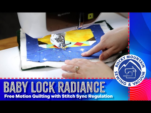 Using the Stitch Sync Regulation on the Baby Lock Radiance