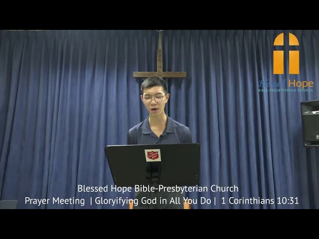 Blessed Hope Bible-Presbyterian Church Live Stream