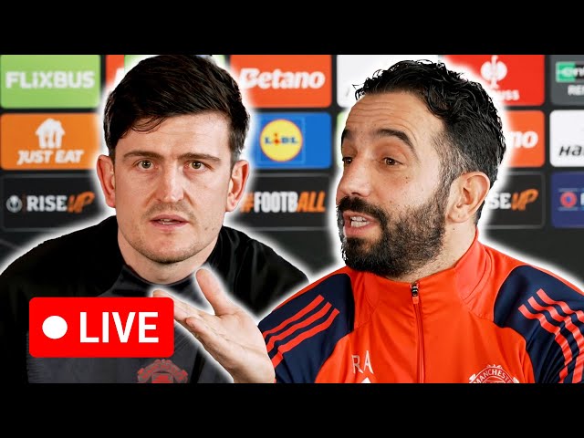 🔴 LIVE | Ruben Amorim and Harry Maguire pre-match press conference | Manchester United v Rangers