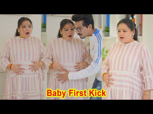 Bharti Singh Baby girl kicks first time and Bharti's Pregnancy Journey with Haarsh Limbachiyaa