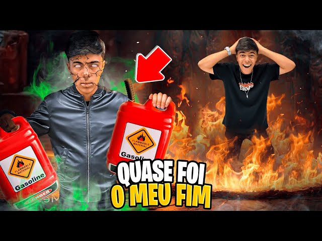 MEU CLONE DO MAL DA DARK WEB ME CERCOU COM FOGO E ISSO ACONTECEU…😰 *ele entrou no rancho