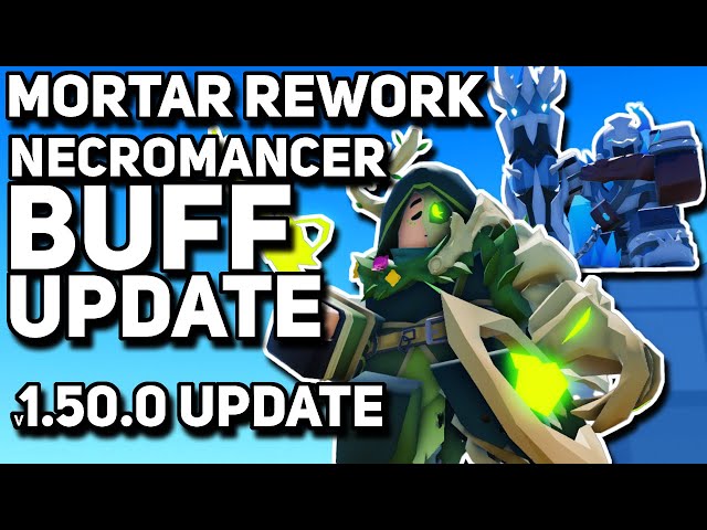 Necromancer Buff & Mortar Rework Update | Roblox TDS Update