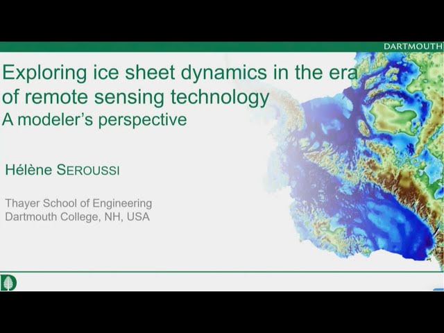 Exploring Ice Sheet Dynamics in the Era of Remote Sensing Technology