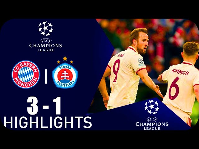 Harry Kane Goal | Bayern München vs Slovan Bratislava 3-1 Highlights | UEFA Champions League 2024-25