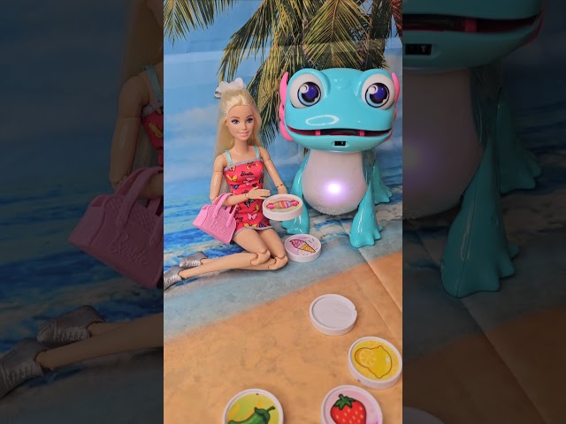 Singing Sandy #snack a lot #vtech #beautiful Barbie #funny #youtubeshorts