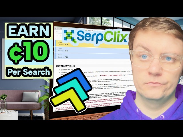 GET PAID $0.10 PER SEARCH WITH SERPCLIX (Hacks / Tips / Tricks)