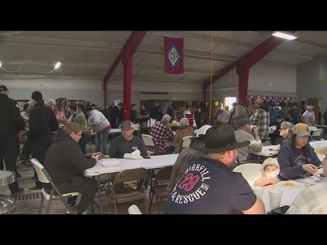 Community pancake breakfast helps support Gravette firefighter injured in off-duty crash