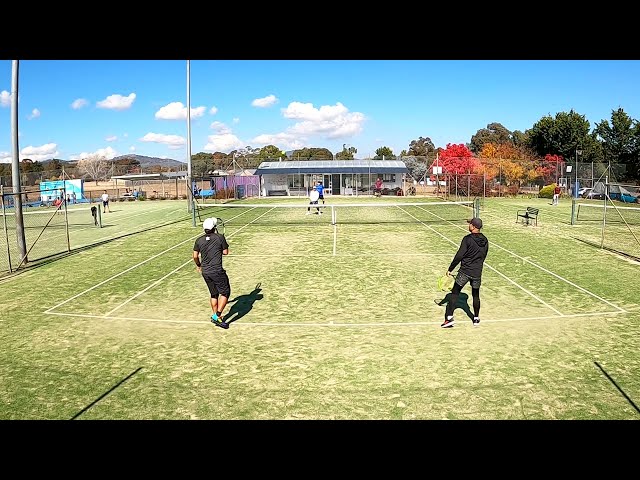 Saturday Social Tennis | Canberra | Ryan - Lee v Teddy - John