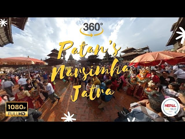 Patan’s Narsimha Jatra in 360 view.