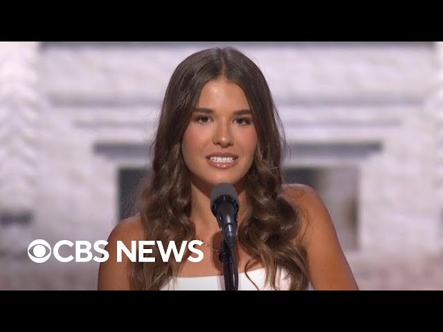 Trump's granddaughter addresses Republican National Convention