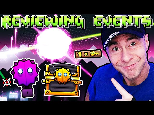 Reviewing Geometry Dash's NEW EVENTS / WRAITH CODES / Rewards