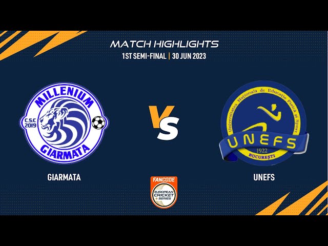 1st Semi-Final - GIA vs UNE | Highlights | FanCode ECS Romania | 30 June 2023 | ECS23.530