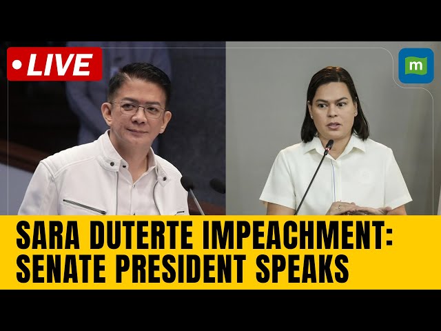 Sara Duterte Latest News | Senate President Speaks On Sara Duterte's Impeachment | N18G