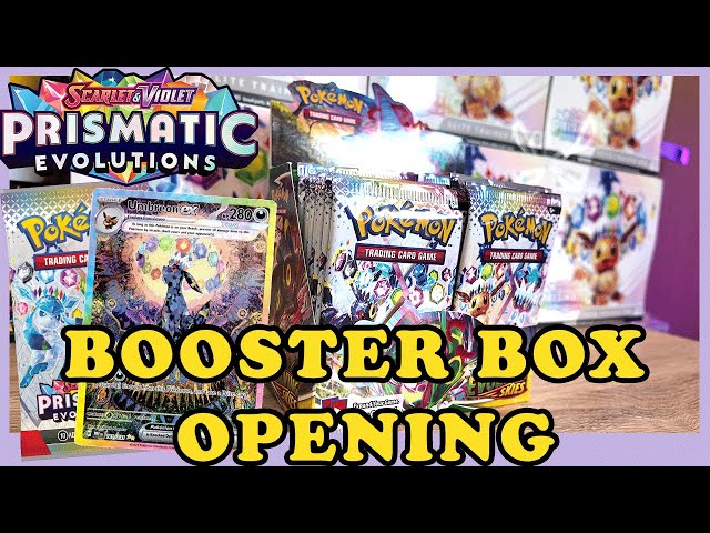 $800 PRISMATIC EVOLUTIONS OPENING A BOOSTER BOX??? | Pokemon ETB + Booster Box Unboxing!