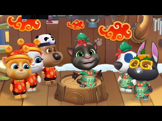 TreeHouse in My Talking Tom Friends Lunar New Year update Gameplay Android ios