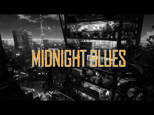 Midnight Soft Blues Music with Elegant Blues Background & Slow Blues Guitar Ballads for Unwind