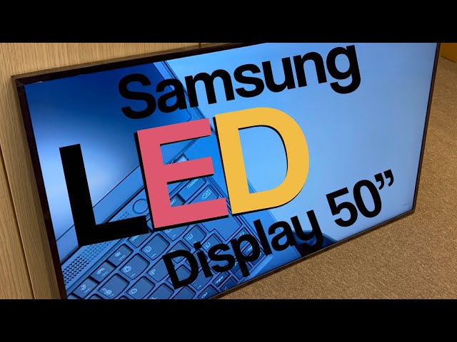 Samsung QB50C QBC Series - 50" LED-backlit LCD display - 4K - TIZEN 7.0