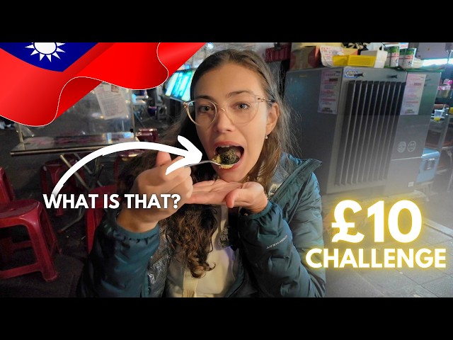 Taiwan £10 Street Food Challenge 🇹🇼 | Ningxia Night Market in Taipei