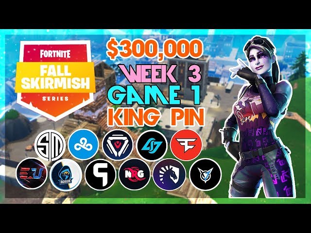 $300,000 🥊King Pin Fall Skirmish🥊 Week 3/Game 1 (Fortnite)