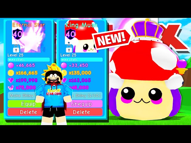 He Gave ME KING MUSH And ETERNAL HEART Best Secret Pets In Roblox BubbleGum Simulator!! [UPDATE 46]