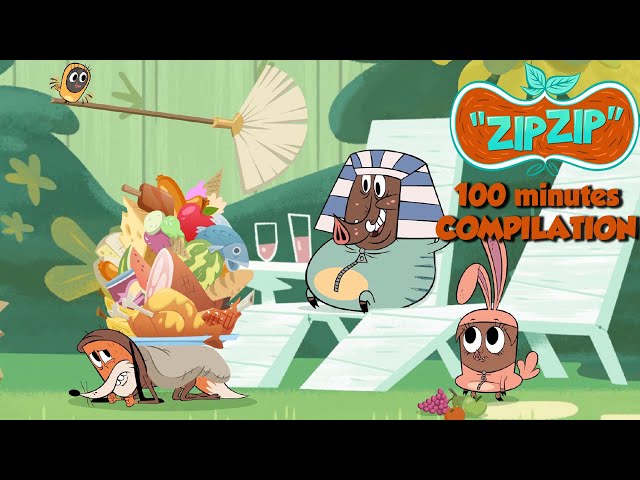 Zip Zip *100min* Season 2 - COMPILATION HD [Official] Cartoon for kids