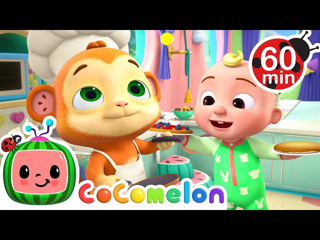 Mochi the Monkey's Cooking Show! Animal Chef | CoComelon - Animal Time | Nursery Rhymes for Babies