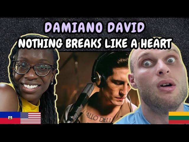 REACTION TO Damiano David - Nothing Breaks Like a Heart (Music Video) | FIRST TIME HEARING