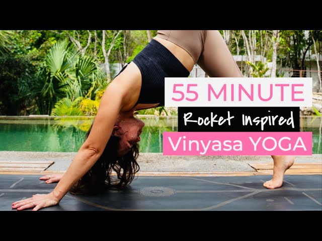 55 MINUTE || Rocket 🚀 Inspired Vinyasa YOGA || Intermediate Level | Class 6