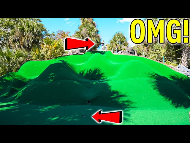 The WORLD'S BIGGEST Mini Golf Hole!