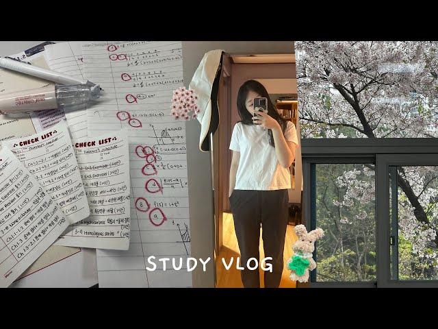 Study vlog🍀CAS project, studying, car karaoke