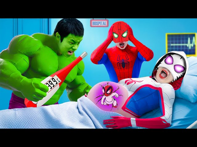 HULK x Spider Man Rescue Pregnant White Spider in Hospital || Spider-Man: Into The Spider-Verse 2025