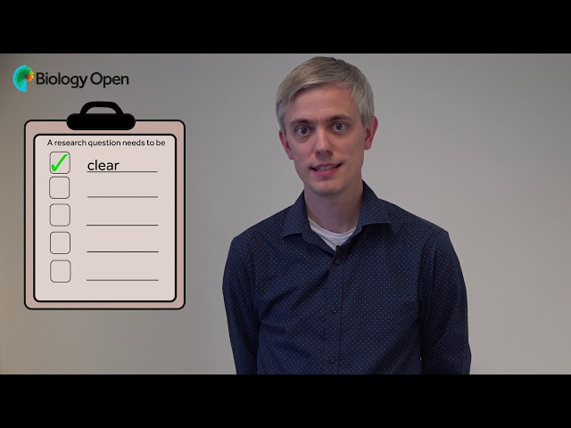 Developing a scientific research question