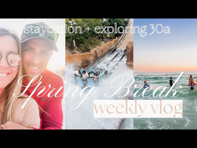 Spring Vlog | Prioritizing Rest | Spring Break Vacation + Staycation in Florida