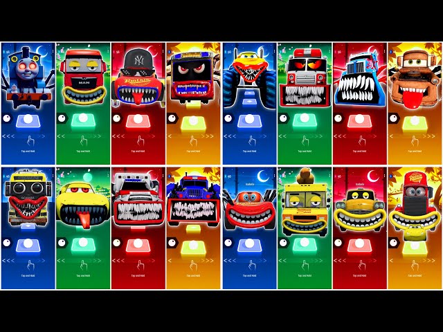 Lightning McQueen Eater & All Disney Pixar Cars Coffin Dance Megamix - Tiles Hop Game