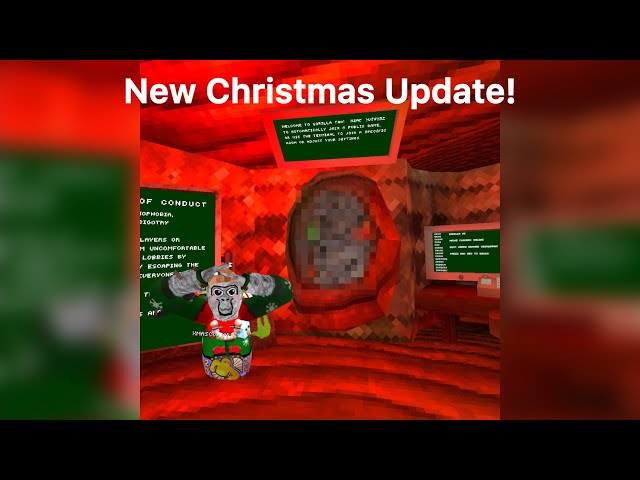 NEW CHRISTMAS UPDATE IN GORILLA TAG!!! (Plus new gamemode & camera mod!!!)