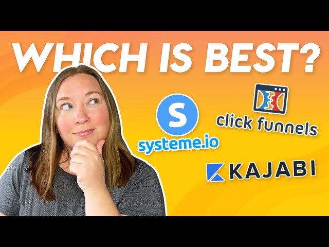 The Best Marketing Software for your Business in 2023 (Systeme.io vs ClickFunnels vs Kajabi)