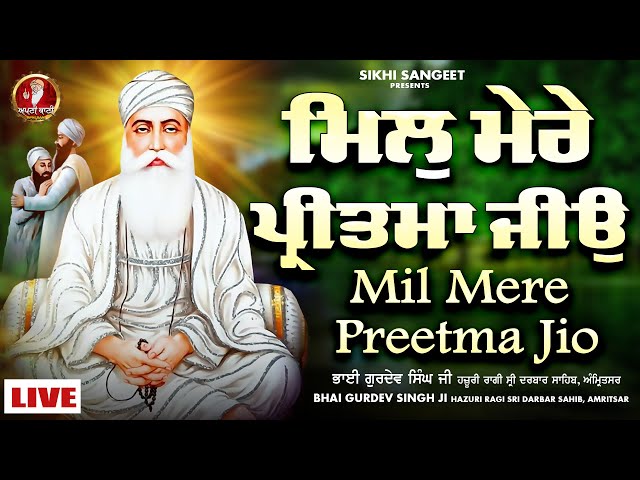 Hazoori Ragi Shabad Shabad Gurbani Kirtan Mil Mere Preetma Jio | #shabadgurbanikirtan #gurbani