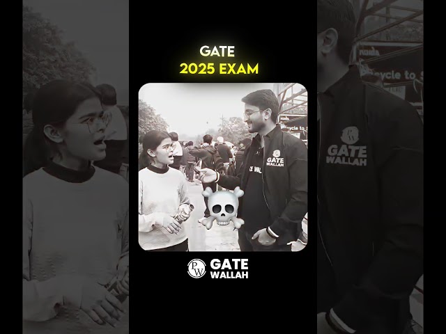 2 Din Ki Preparation Se GATE Exam Diya #gatewallah #gate2025 #physicswallah