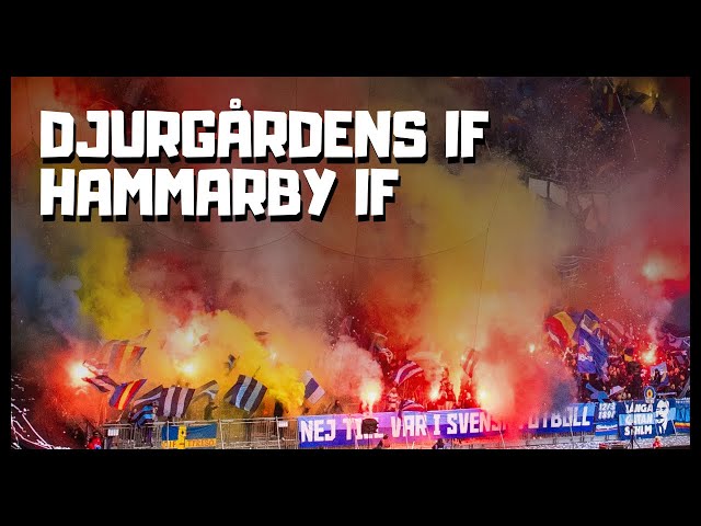 Djurgårdens IF - Hammarby IF | Amazing Pyroshow | 2023