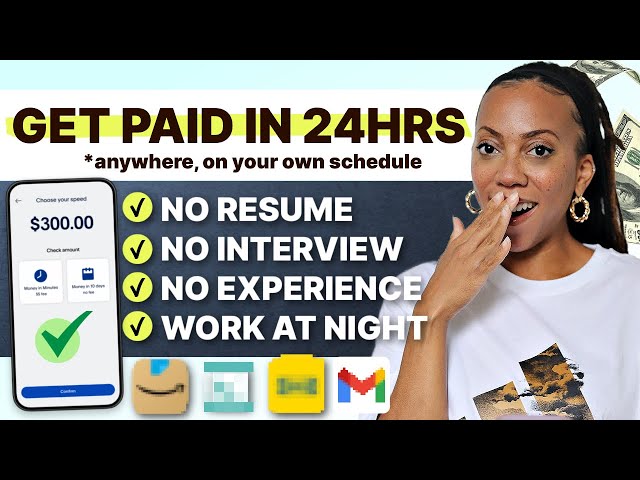 Get Paid in 24 Hours 🎉 | No Interview, No Experience, Start ASAP | Make Money Online with Your Phone