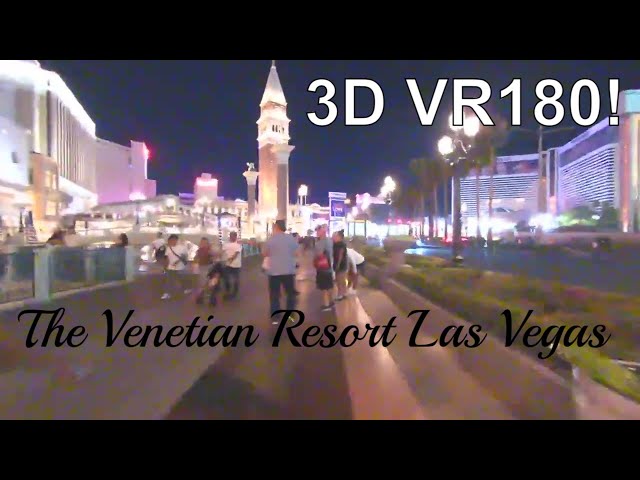 VR180 6K Virtual Vegas Walk at the Venetian Resort Las Vegas!