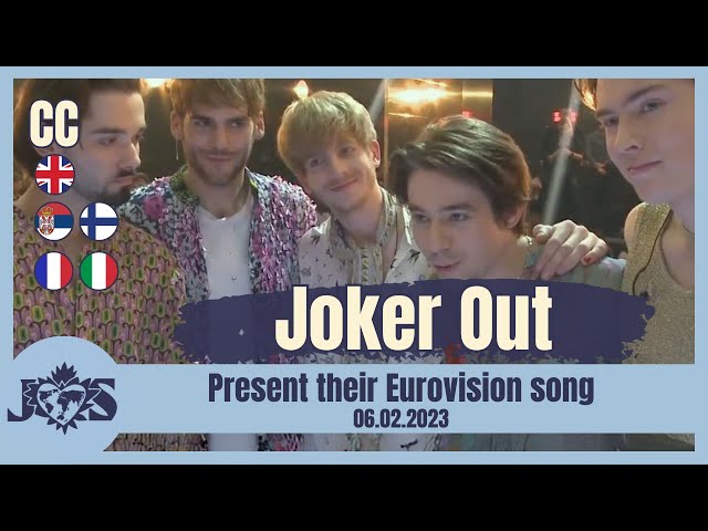 [ENG SUB] Joker Out present their Eurovision song, Magnet, RTV SLO 2 (06.02.2023)