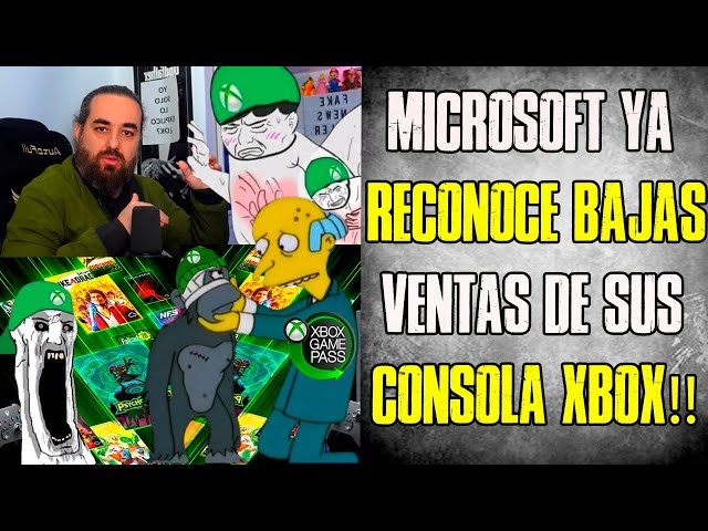 MICROSOFT RECONOCE BAJAS VENTAS DE SERIES!!😫 El profesor ataca de nuevo o ... cuanta razón tiene???🤔