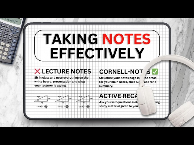 How To Take Better Notes In Just 5 Minutes