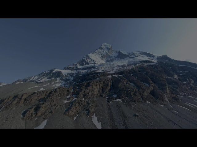 MATTERHORN GLACIER AIR - SWISS - FPV Drone experience 3D VR180