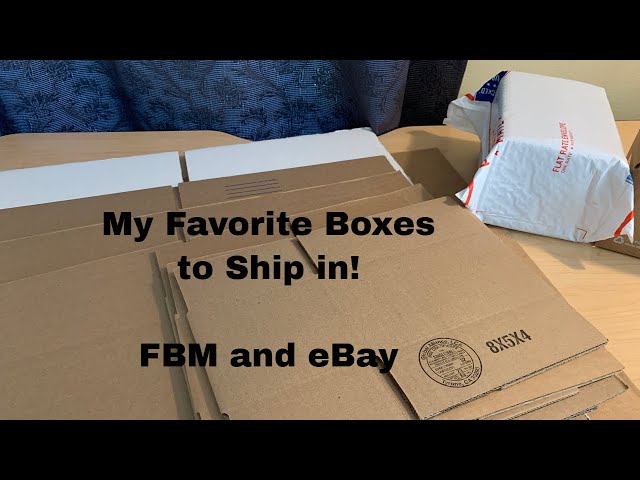 My Favorite Boxes for E-Commerce Shipping - Amazon FBA, FBM, and eBay