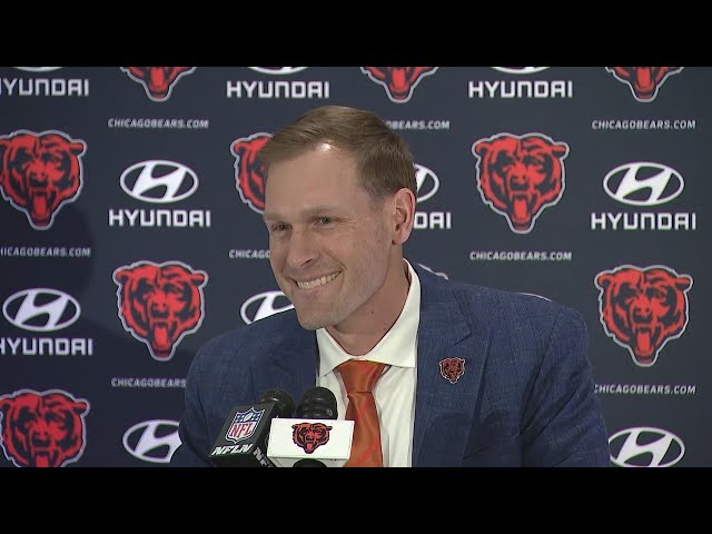 LIVE: Ben Johnson's first press conference as Chicago Bears head coach