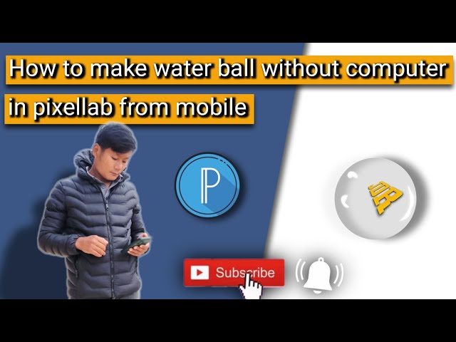 How to create water ball in pixellab from Android | how to create water ball in pixellab