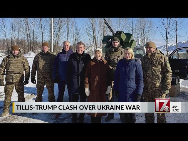 Tillis and Trump clash over Ukraine War